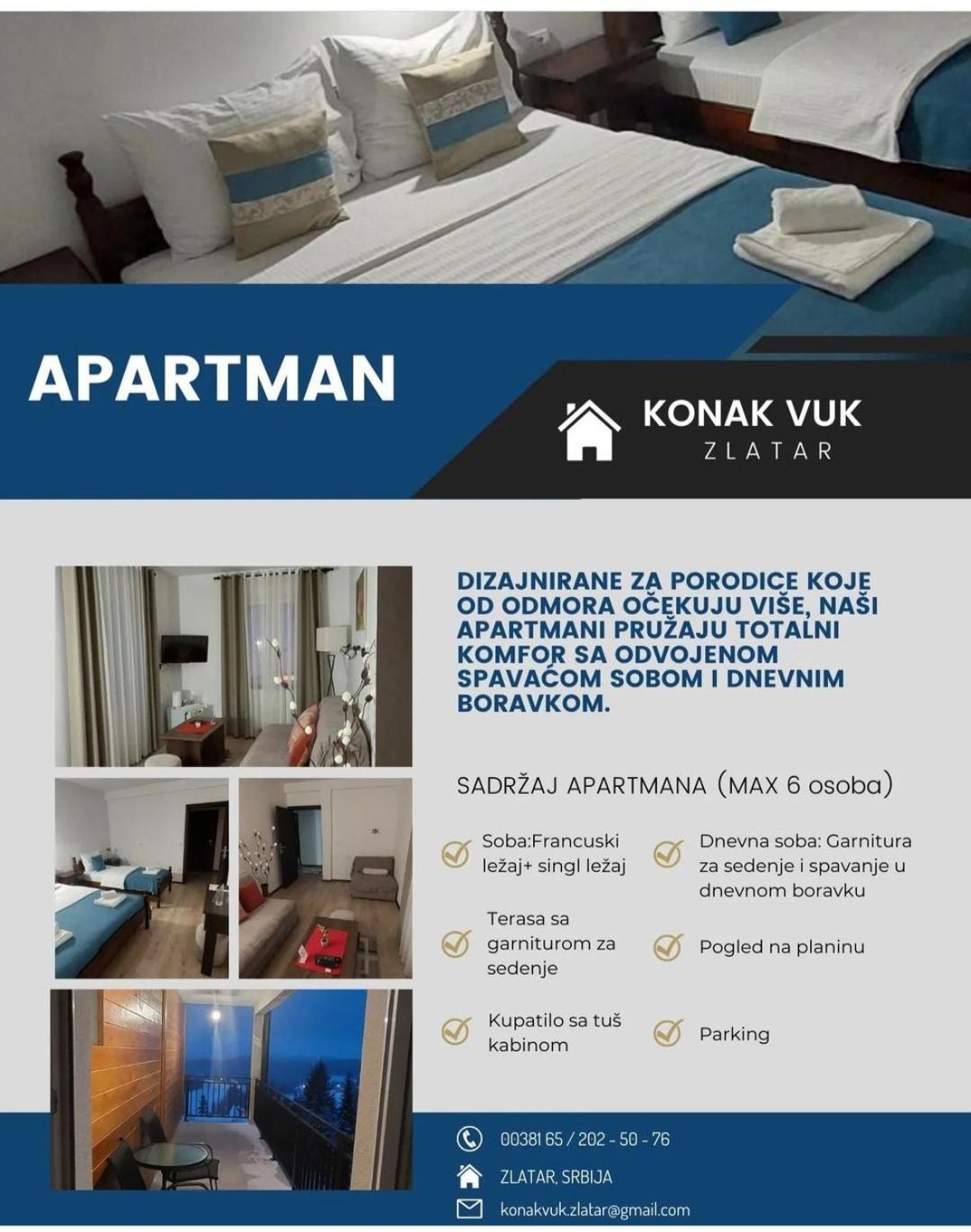 Konak Vuk Nova Varos Bagian luar foto